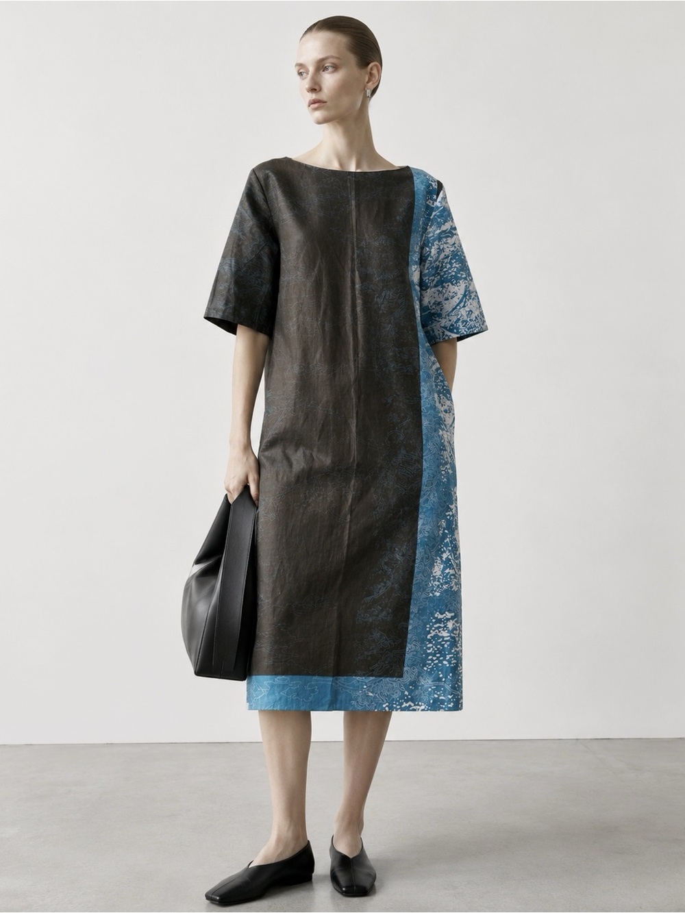 VTG JIL SANDER Woman Light Cotton Summer Dress EU34 Luxury Designer Contemporary